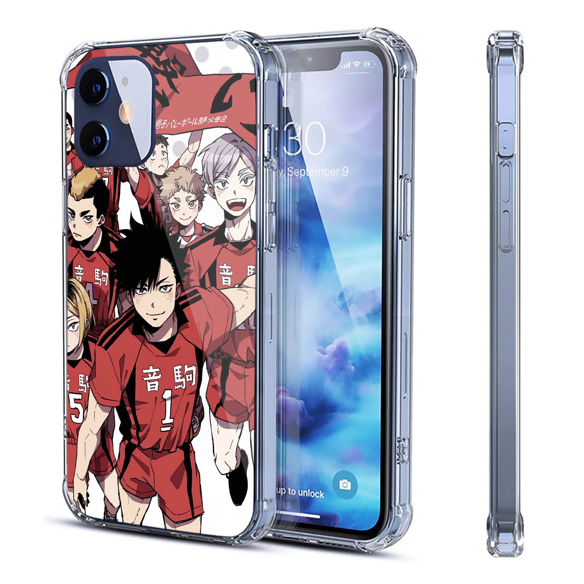 （画像用） ハイキュー!! Haikyu!! 【iPhone 12シリーズ対応】透明スマホケース（クリアソフトケース）